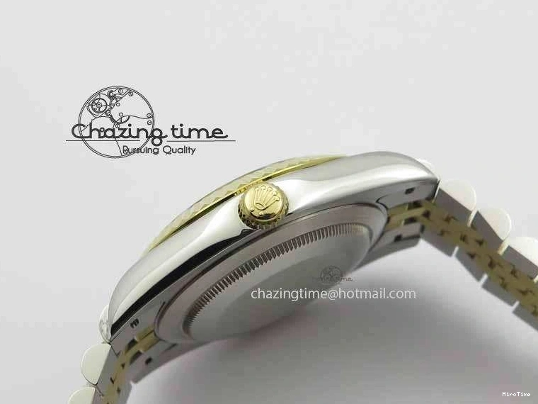 MiroTime 0324 DateJust II 41mm SS YG BP Maker Best Edition Black Roman Dial On Jubilee Bracelet A DailyWear 3665